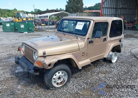 1999 Jeep Wrangler Sahara из США, поврежденный, VIN 1J4FY49S3XP407594